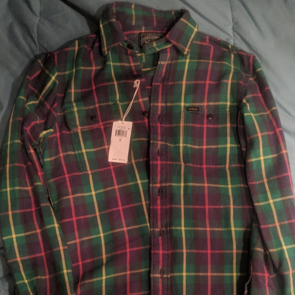 Polo Ralph Lauren Custom Fit Plaid Fun Shirt